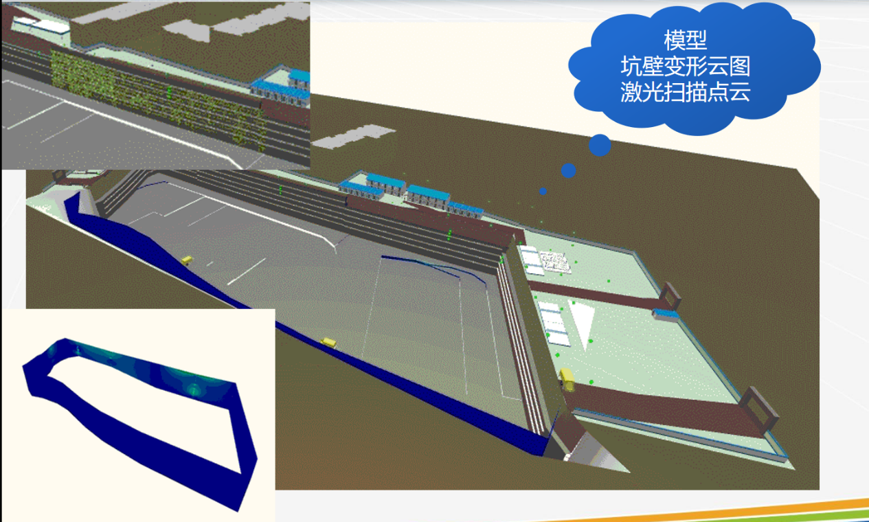 基坑变形监测结果空间展示